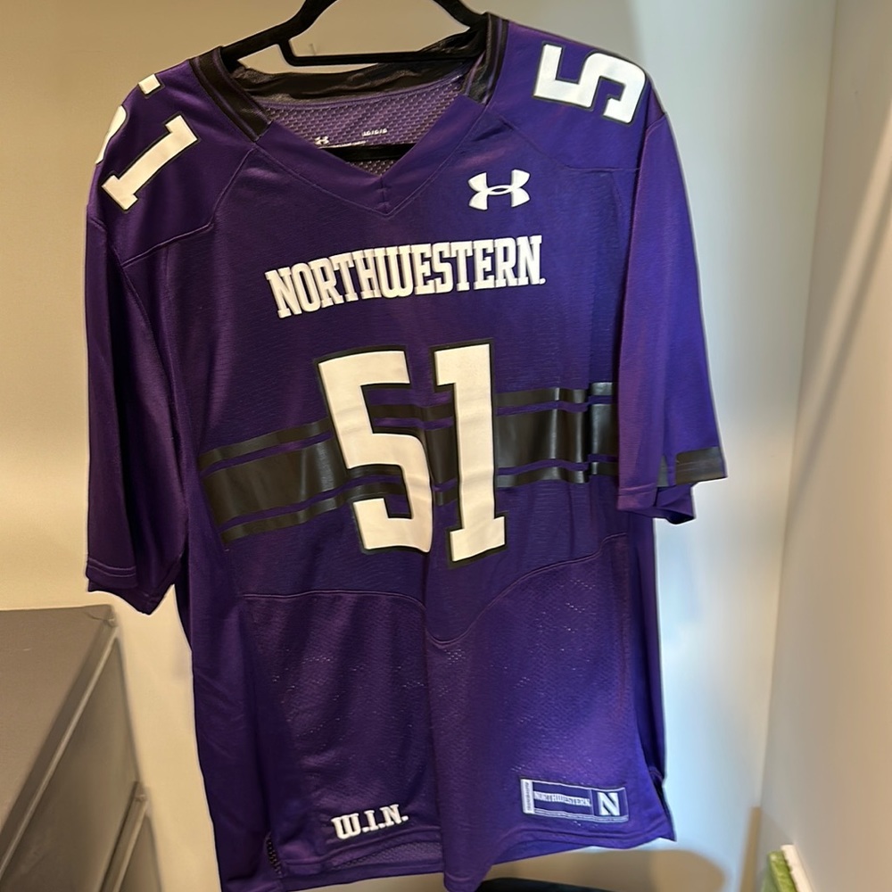 Authentic Northwestern University Under Armour football Jersey